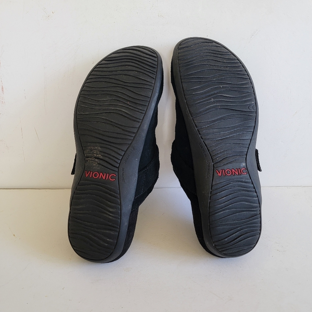 Vionic Moca Black Clog Mule Size 7 EU 38 Slip On Comfort Shoe Minimalist Neutral - Picture 15 of 15